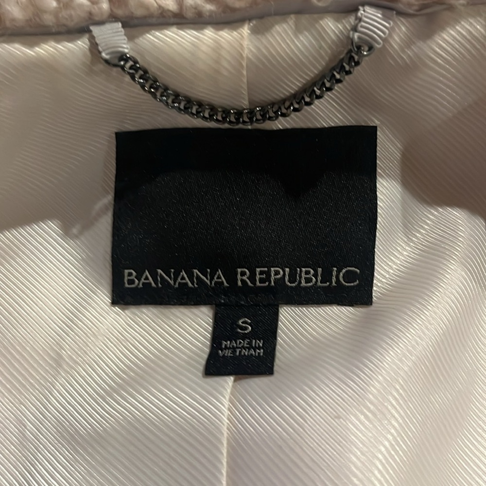 Banana republic oversized Sherpa cocoon coat - Picture 4 of 8